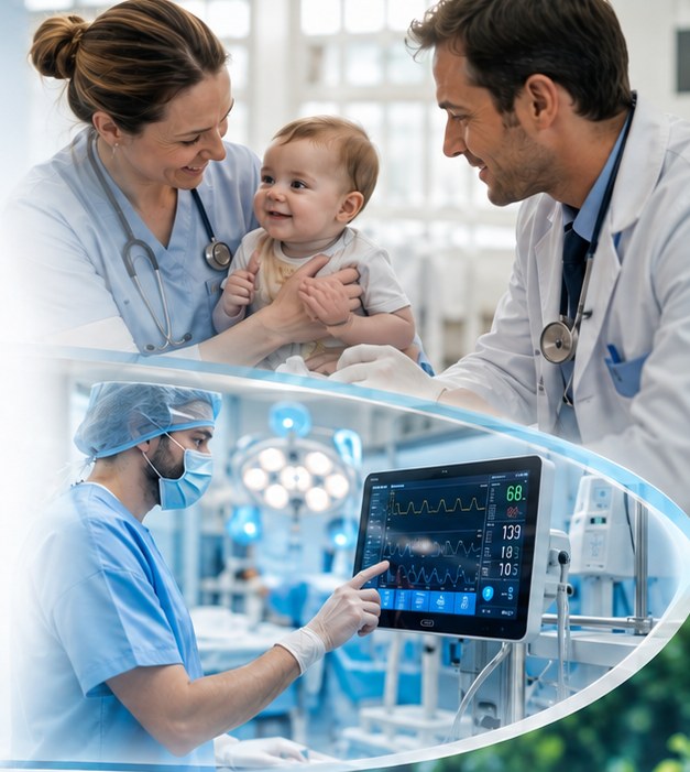 Care and clinical monitoring, as shown in the company presentation